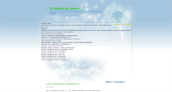 Desktop Screenshot of elarboldelasletras.bloggador.com
